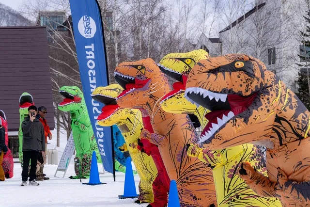ティラノサウルスレース in ルスツリゾート　～駆け抜けろ、雪～