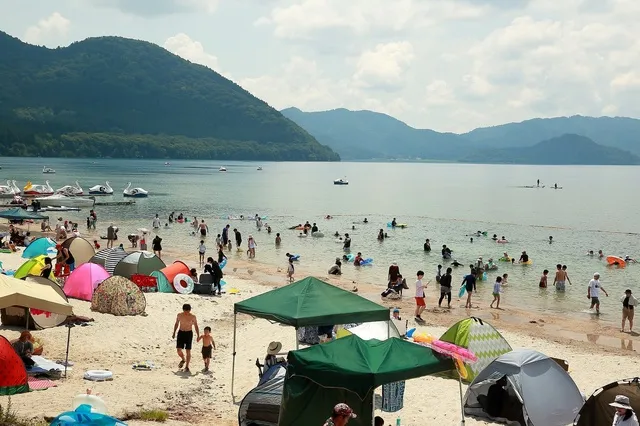 田沢湖遊泳場オープン