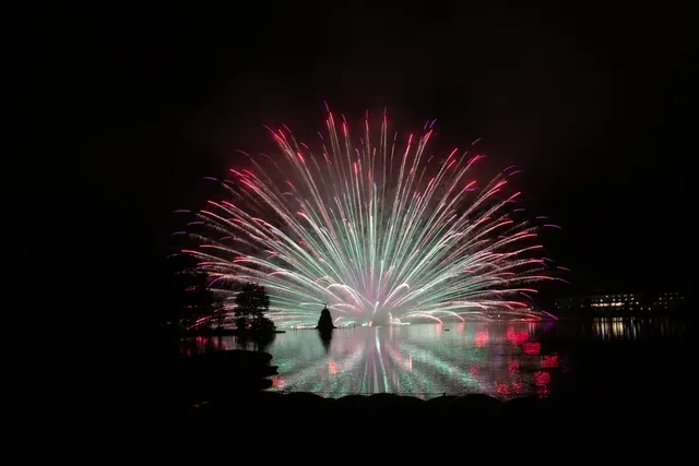 白樺湖夏祭り花火大会