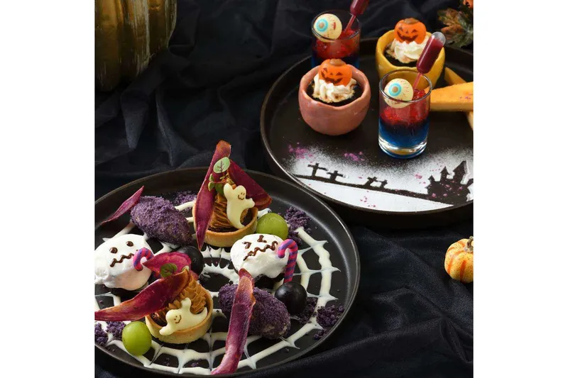 【ハロウィン】可愛らしいデザート盛り合わせ＆食後カフェフリー【ホテルモントレ銀座】_1