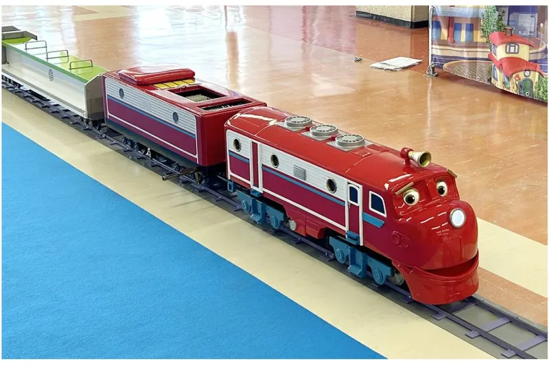 ■チャギントンMINIトレイン運行／イベント期間中のみ特別にてっぱくひろばで「チャギントンMINIトレイン」を運行します！　©チャギントン