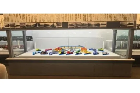 ■チャギントンプラレール展示／各キャラクターのプラレールを目の前で楽しめます。　©チャギントン　© ＴＯＭＹ　　「プラレール」は株式会社タカラトミーの登録商標です。