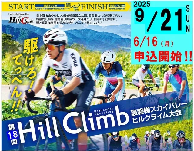 第18回　裏磐梯スカイバレーヒルクライム大会