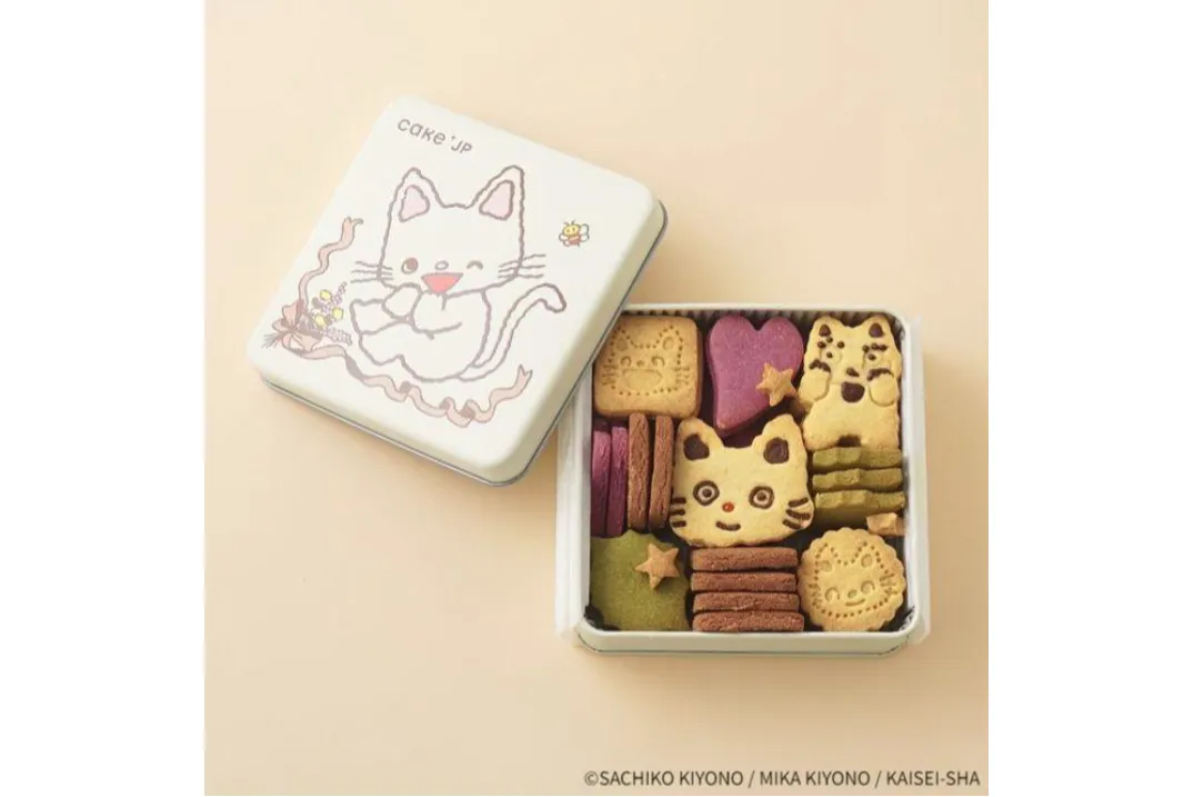 恋とプロデューサー　　 ハク アニカフェ クッキー缶　特典 ブロマイド 名作絵本のクッキー缶セレクション by Cake.jp【ルミネ荻窪】