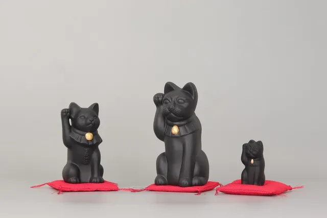 黒い招き猫 約30cm 黒い招き猫 約30cm