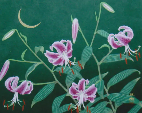 絵画　生き物　花　作品 Sen Artオリジナル☆アクリル絵画「誕生花」 | ベネちゃんSHOP「全国の