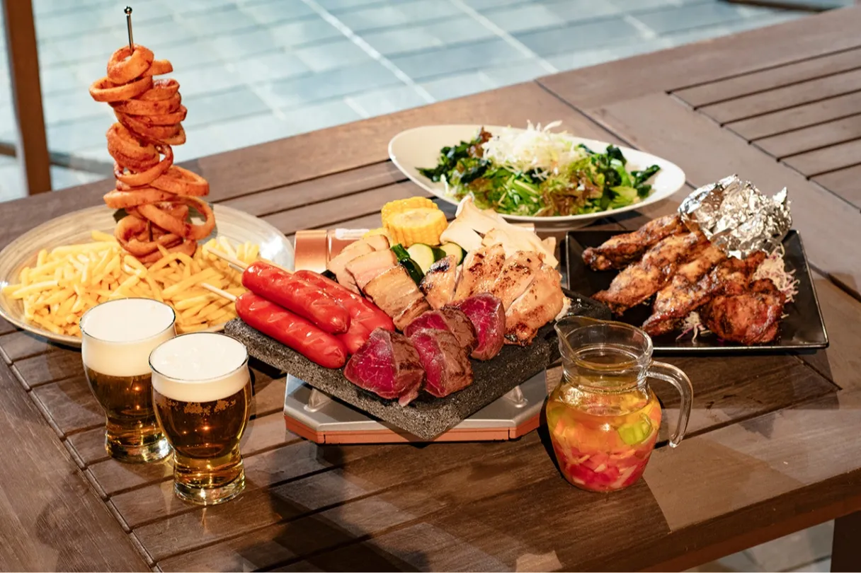 赤松テラスビアガーデン 溶岩BBQ/ロイヤルパインズホテル浦和_2