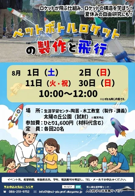 ペットボトルロケットの製作と飛行