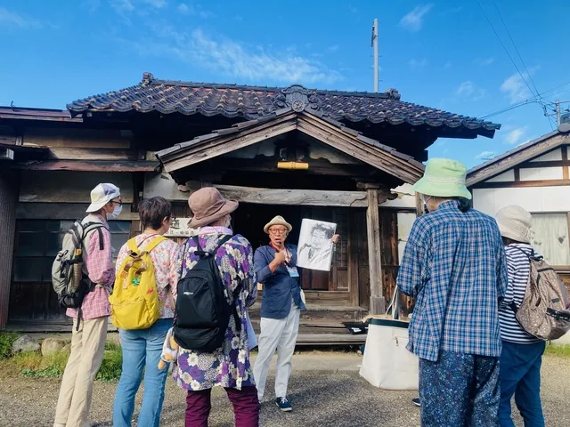 燕三条まちあるき 新潟市南区「有願さまが住んだ円通庵と川港繁栄のあと（お昼は新米コメ雑炊 編）」