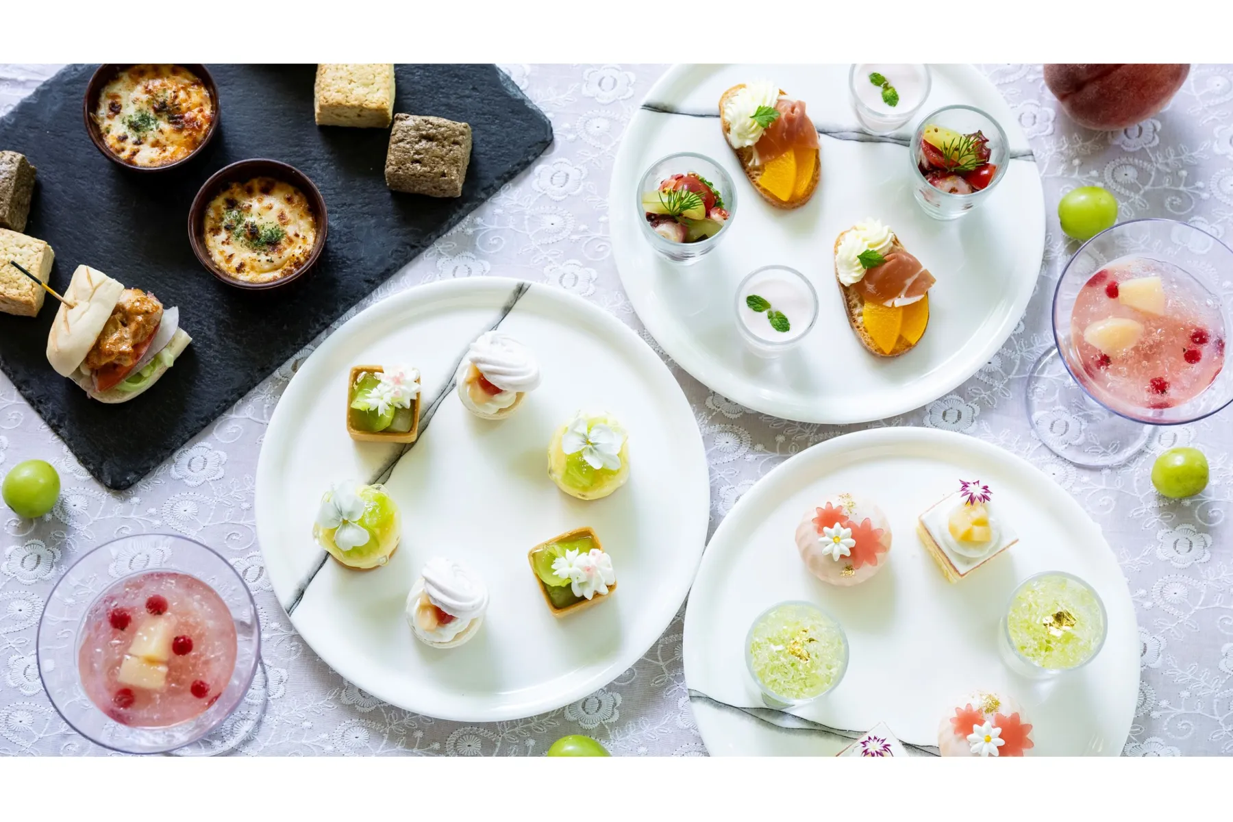 Shine Muscat & Peach Afternoon Tea【グランドプリンスホテル新高輪】_2