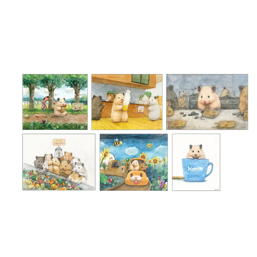 ハムスター助六の日常　複製原画 PARCO-ART on X: 