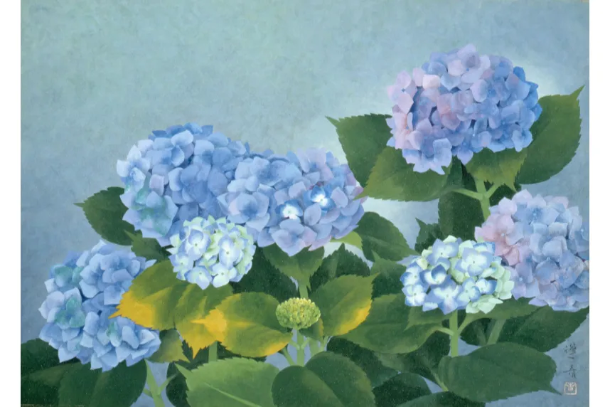 福田平八郎、【山櫻】 Special 50th Memorial Exhibition: Fukuda Heihachirō × The