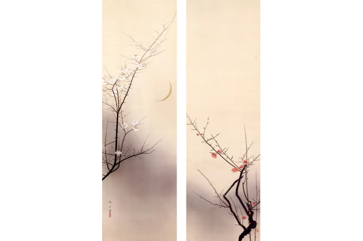 福田平八郎、【山櫻】 特別展】花・flower・華 2024 ―奥村土牛の桜・福田平八郎の牡丹