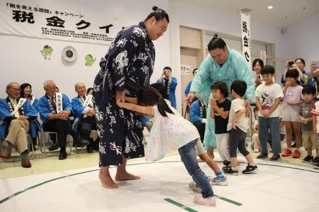 税を考える週間イベント「おすもうさん」と学んであそぼう！