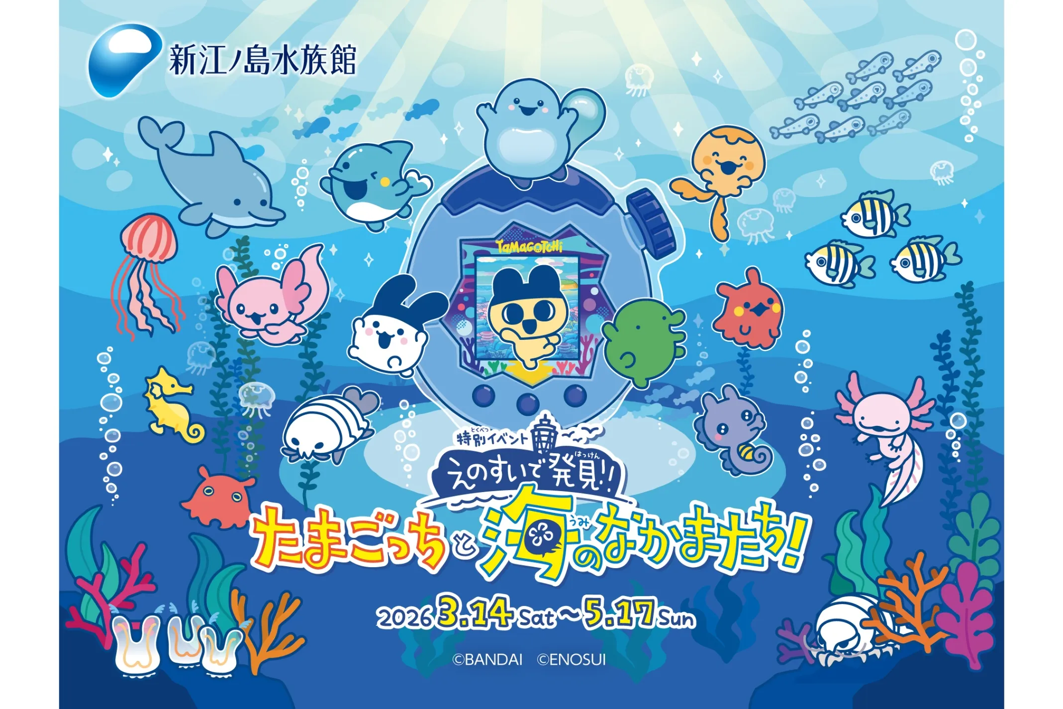 特別イベント『えのすいで発見!!たまごっちと海のなかまたち!』