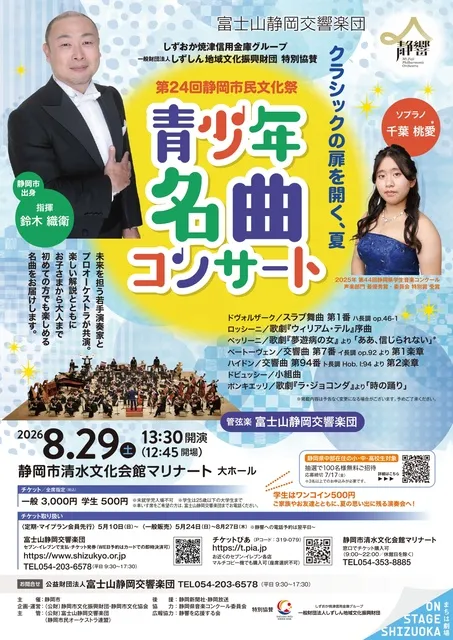 富士山静岡交響楽団　青少年名曲コンサート