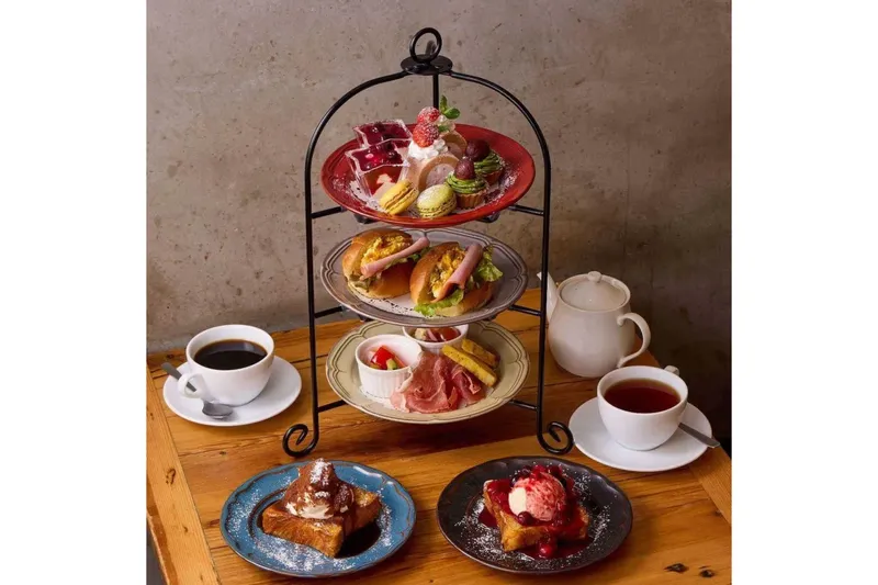【アフタヌーンティー】選べるフレンチトースト含むティーセット【Cafe&amp;Grill SIZZLE GAZZLE Shibuya】_1