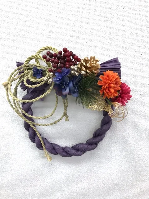 キッズフローリスト体験ー行事と花「しめ縄作り」