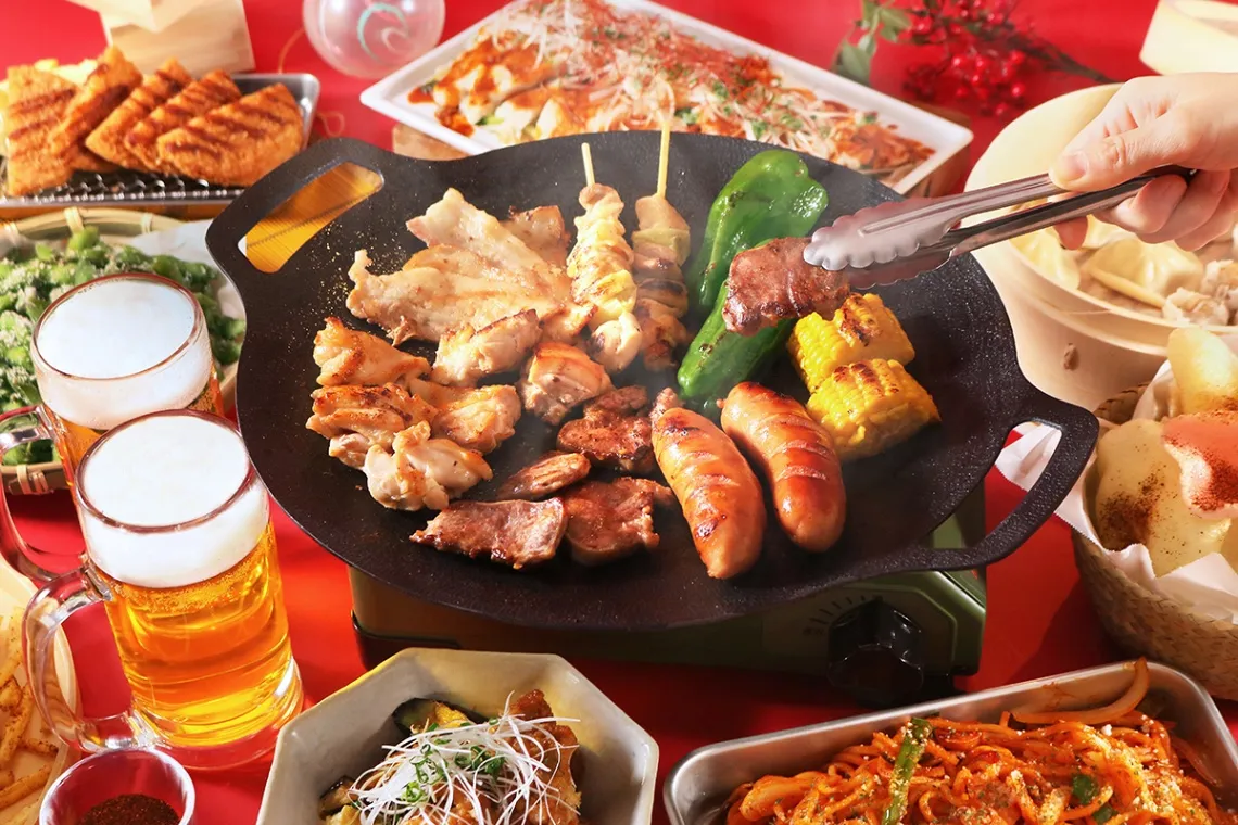 アサヒビールスマドリビアガーデンBBQセット モアーズBBQビアガーデン
