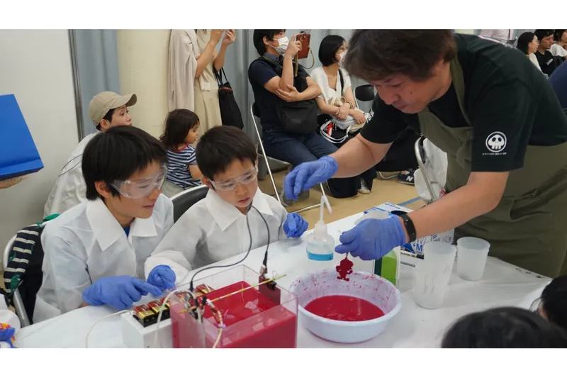 実験体験イベントの様子（2024年）