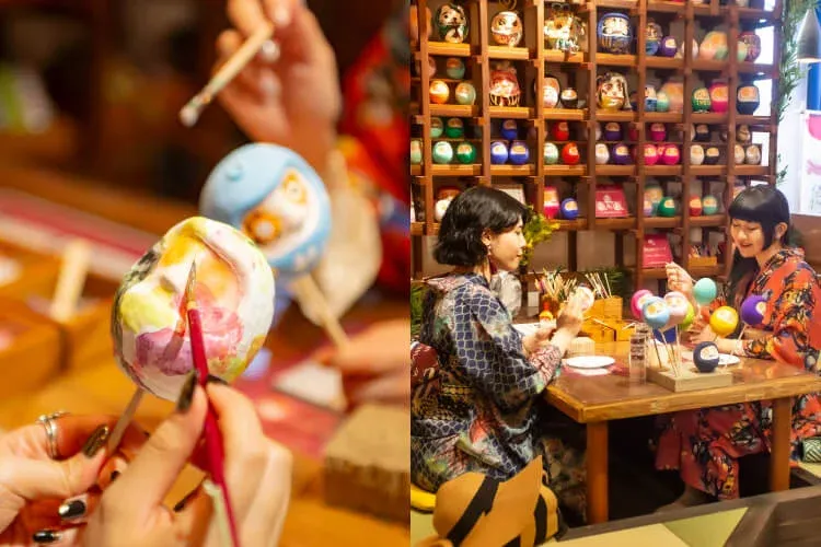「Decoだるま工房」世界にひとつだけのだるま作り