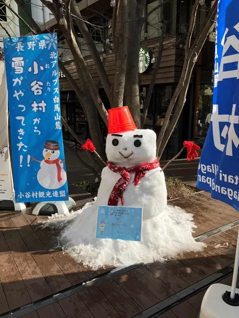 おたり村から雪遊びのプレゼント