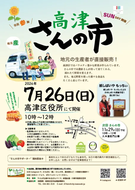 高津さんの市