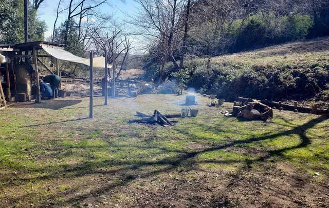 究極のセルフサービス・たき火カフェでのんびり（1月）