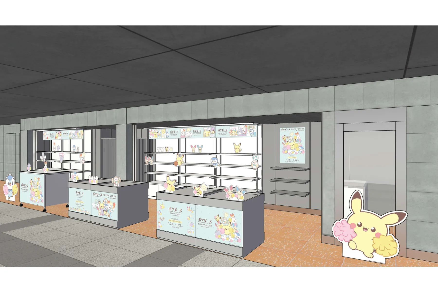 ポケピース POP UP STORE BY FLOWERING_2