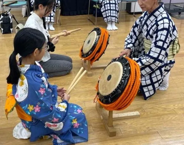令和8年度＜祭囃子教室＞和心を育む教室　伝統文化にふれる ―まとう・かなでる・まう―』