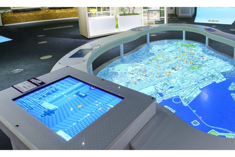 常設展示　みなとクエストマップ