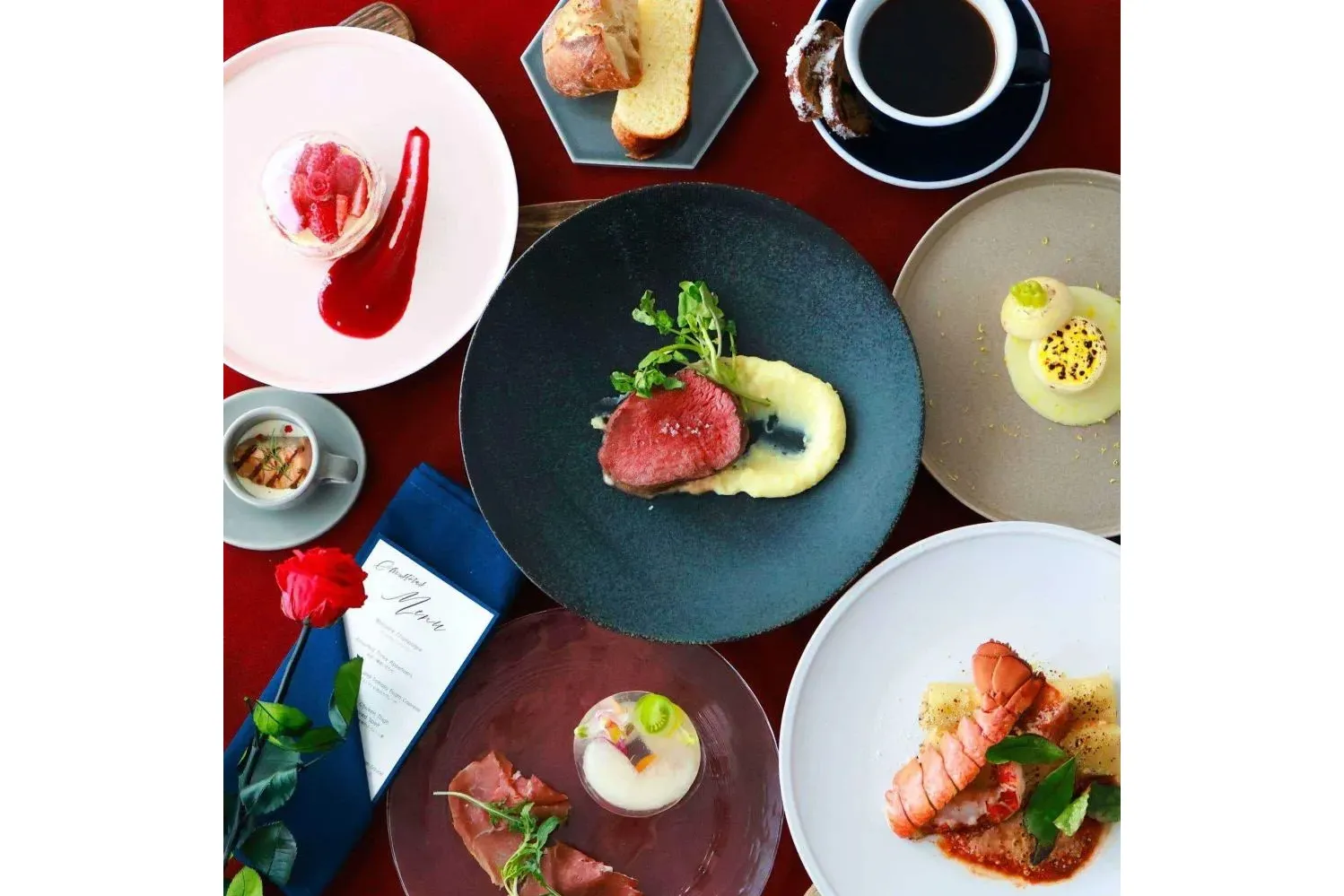 【クリスマス2025】A5ランク山形牛がメインのディナー全6皿【HOTEL GRAPHY 渋谷】_1