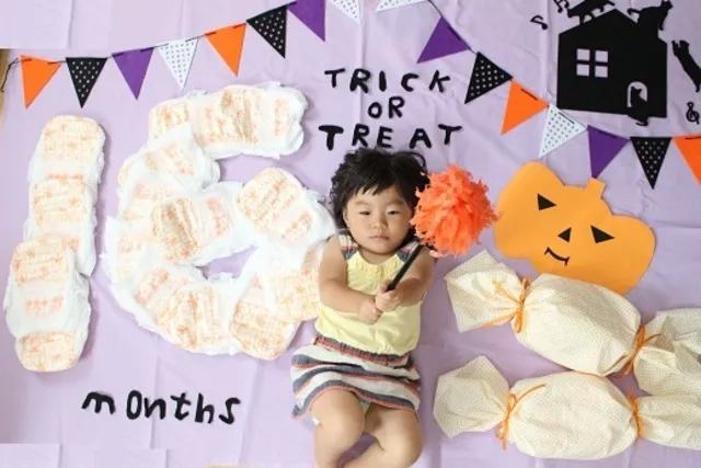 ハロウィンアート撮影も！季節の手形足形アートと親子時間