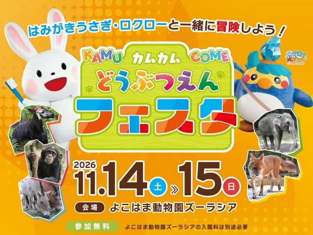 はみがきうさぎの「カムカムどうぶつえんフェスタ」