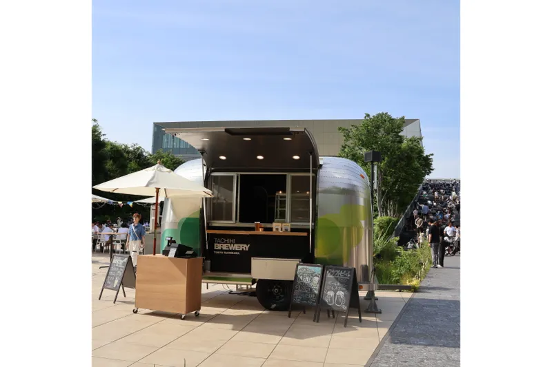 TACHIHIビールが登場！テイクアウトを楽しめる中央広場
