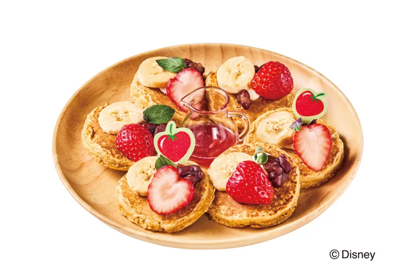 オートミール入りパンケーキプレート