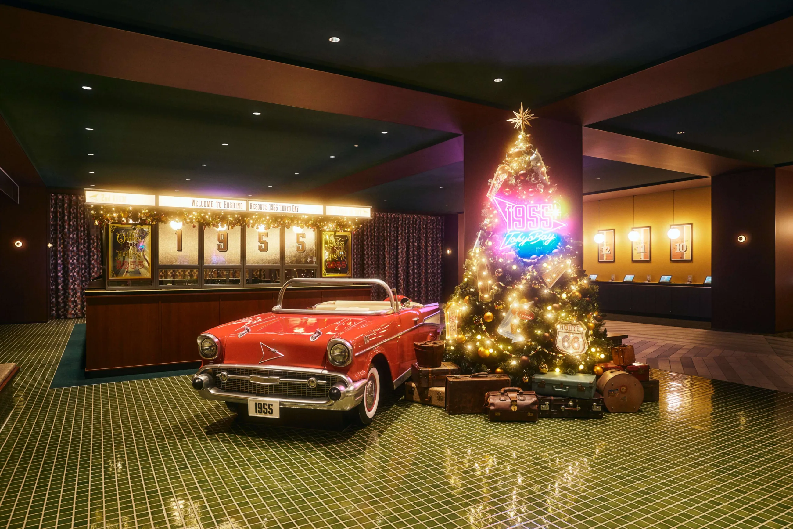 ビンテージ★コカコーラ ホリデー ビレッジ ジョイズ ベーカリー★クリスマス OLDIES COLA HOLIDAY 1955