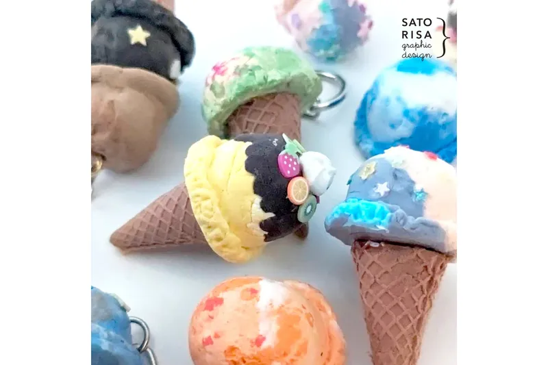 SATO RISA KIDS WORKSHOP  「ほんものそっくり！アイスクリームキーホルダー」