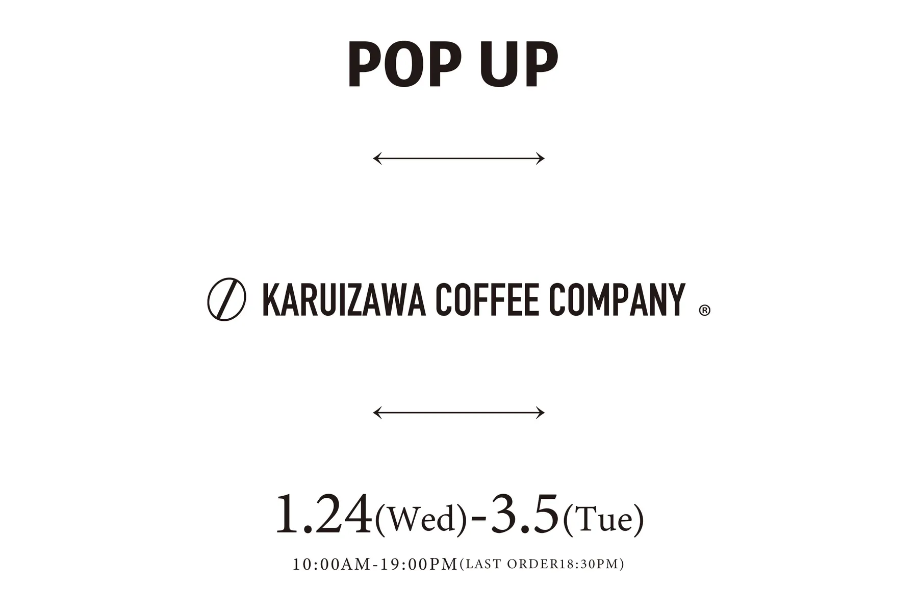 KARUIZAWA COFFEE COMPANY POP-UPイベント_2