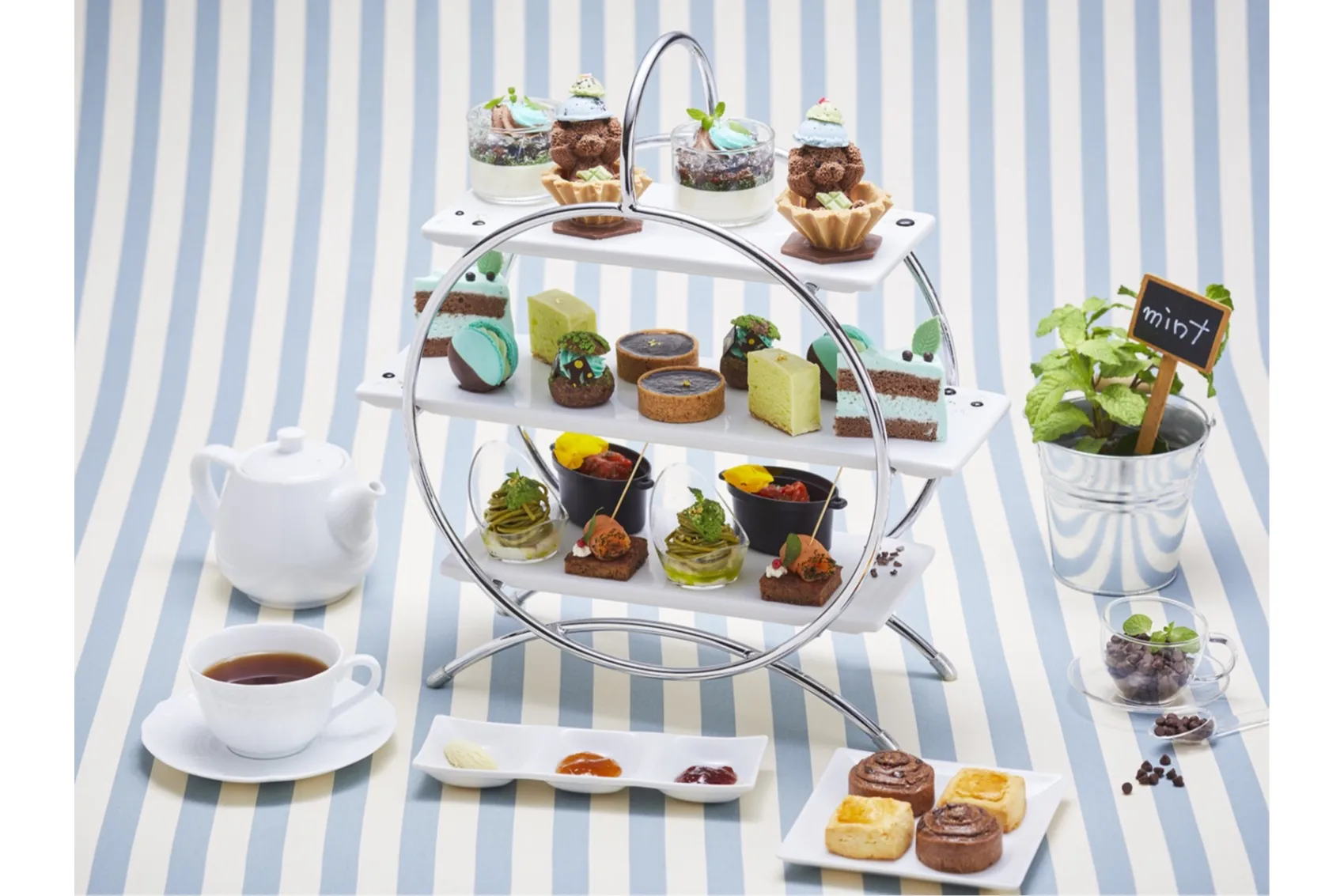 チョコミントアフタヌーンティー