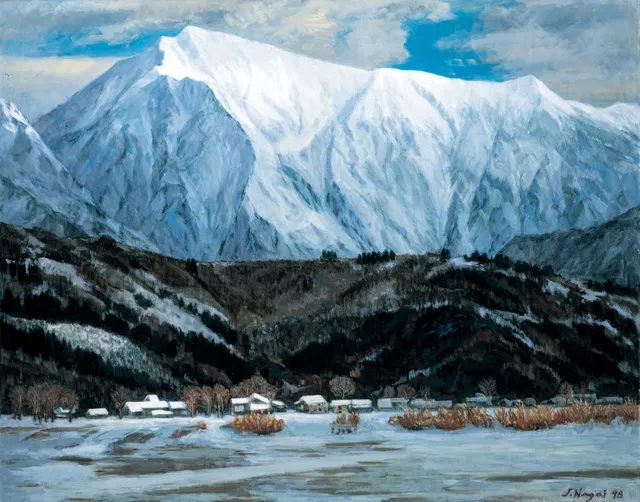 p*1様 富岡惣一郎 白の世界　富士雪景（山中湖） 富岡惣一郎「白の原点を求めて」
