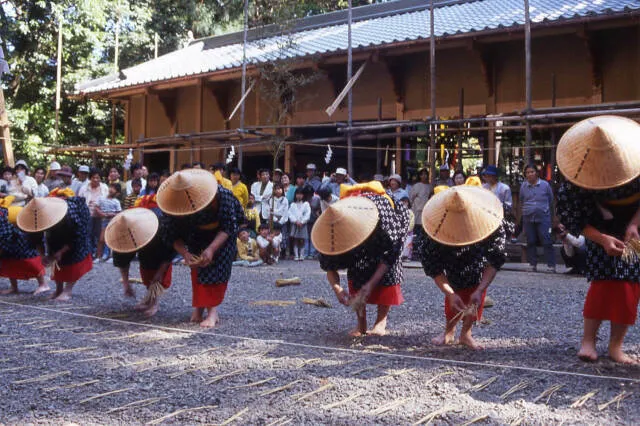 伊作田稲荷神社 御田植神事