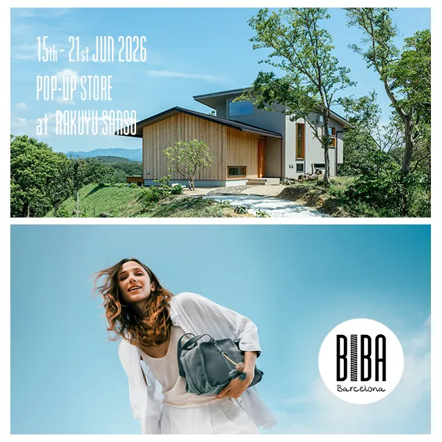 BIBA　 POP-UP at 楽遊山荘 in 淡路島