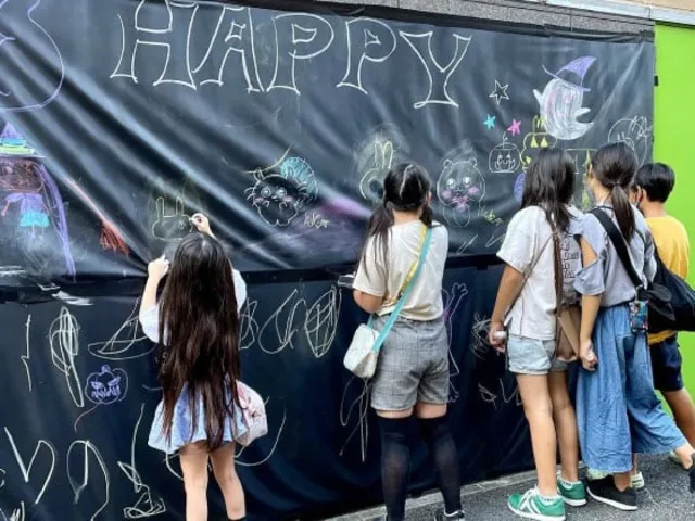 セントレアクリスマス2025 チョークアートパーク