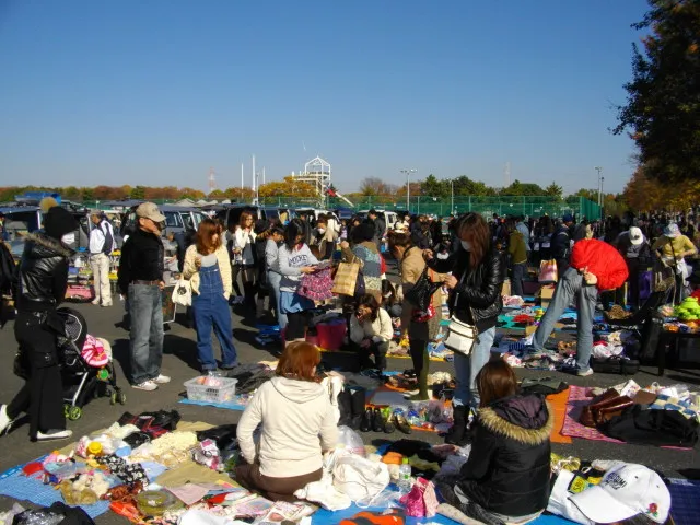 川越水上公園　フリーマーケット（2月）