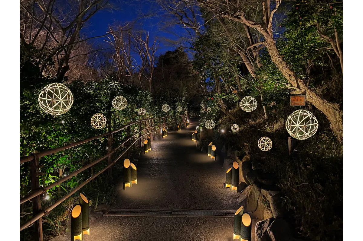 ホテル椿山荘東京「竹あかり演出」