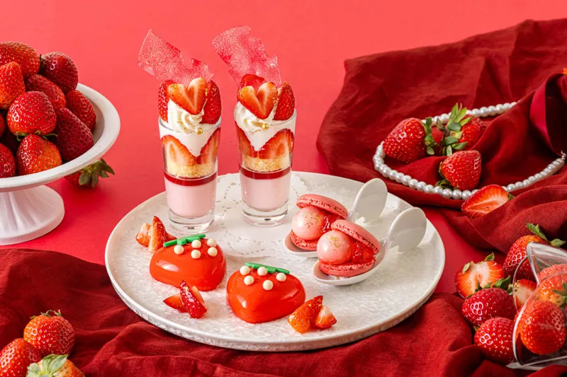 「あまりん&べにたま ストロベリーアフタヌーンティー」 イメージ