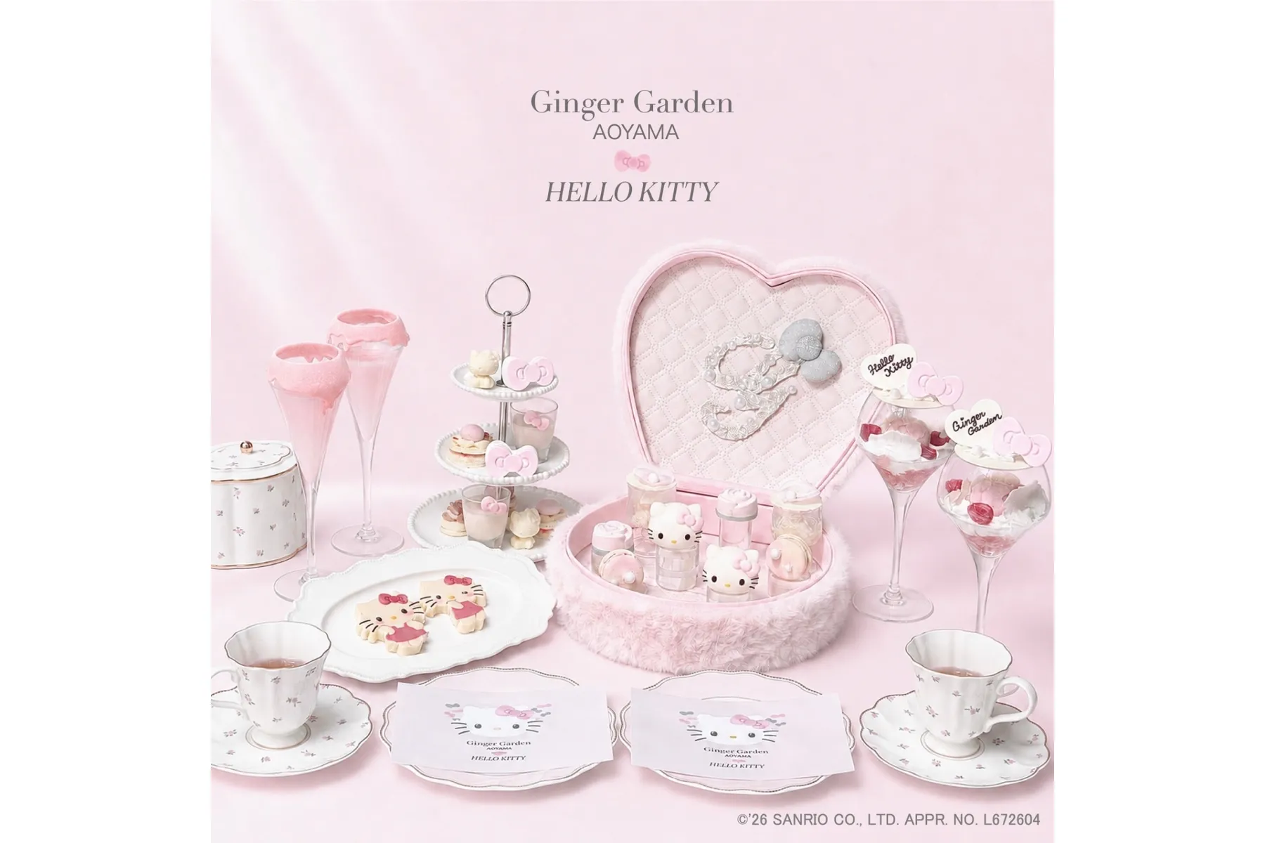Hello Kitty Pink Fur Afternoon Tea_1