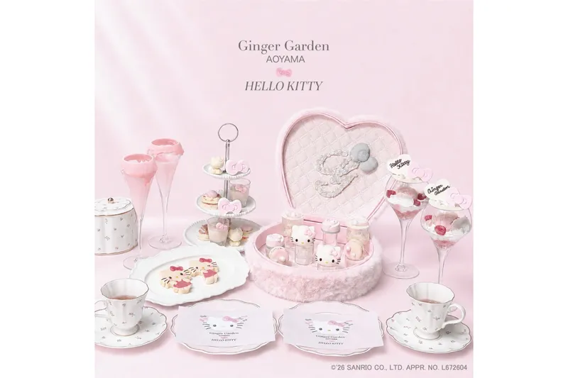 Hello Kitty Pink Fur Afternoon Tea