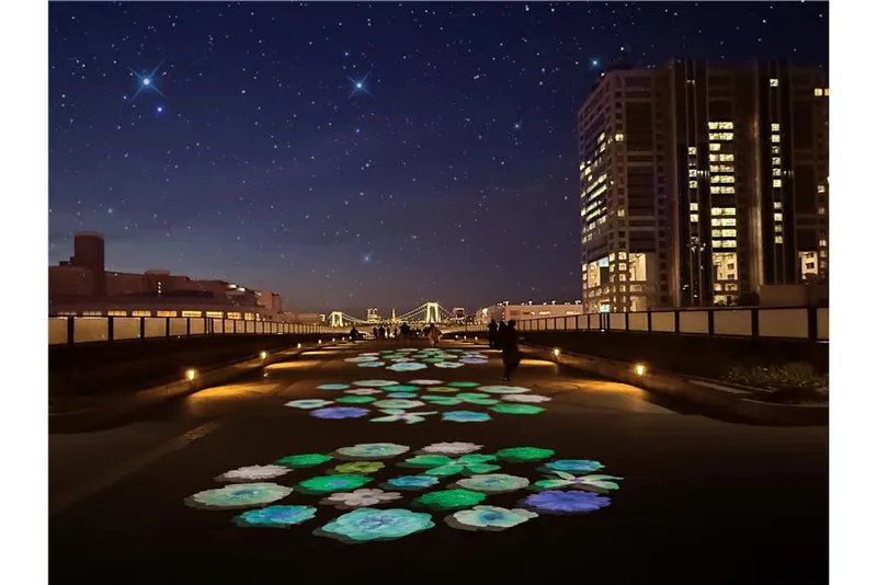 昼と夜で表情を変える　花と光のシンフォニー　※画像はイメージです